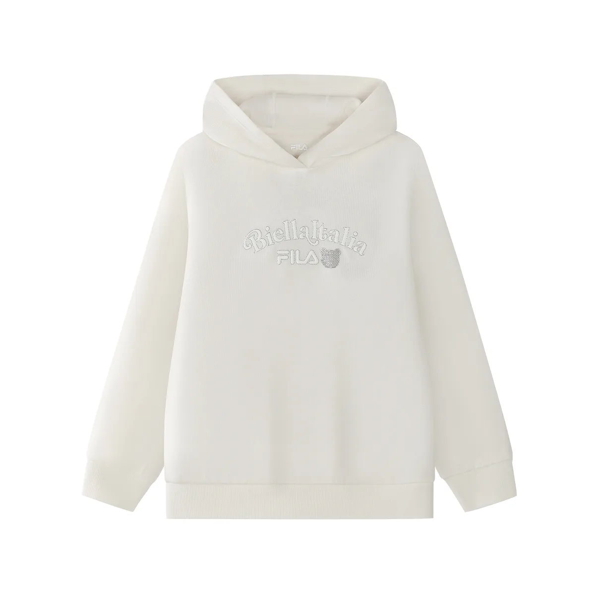 Толстовка с капюшоном FILA KIDS, Cloud White