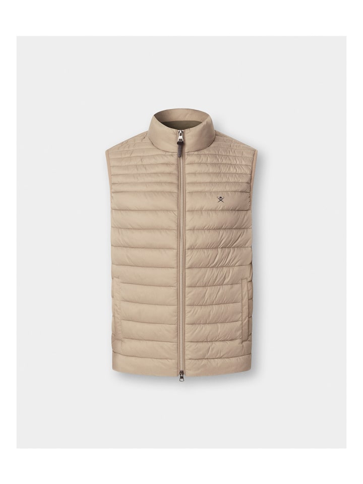 

Hackett London Сверхлегкий жилет бежевого цвета
