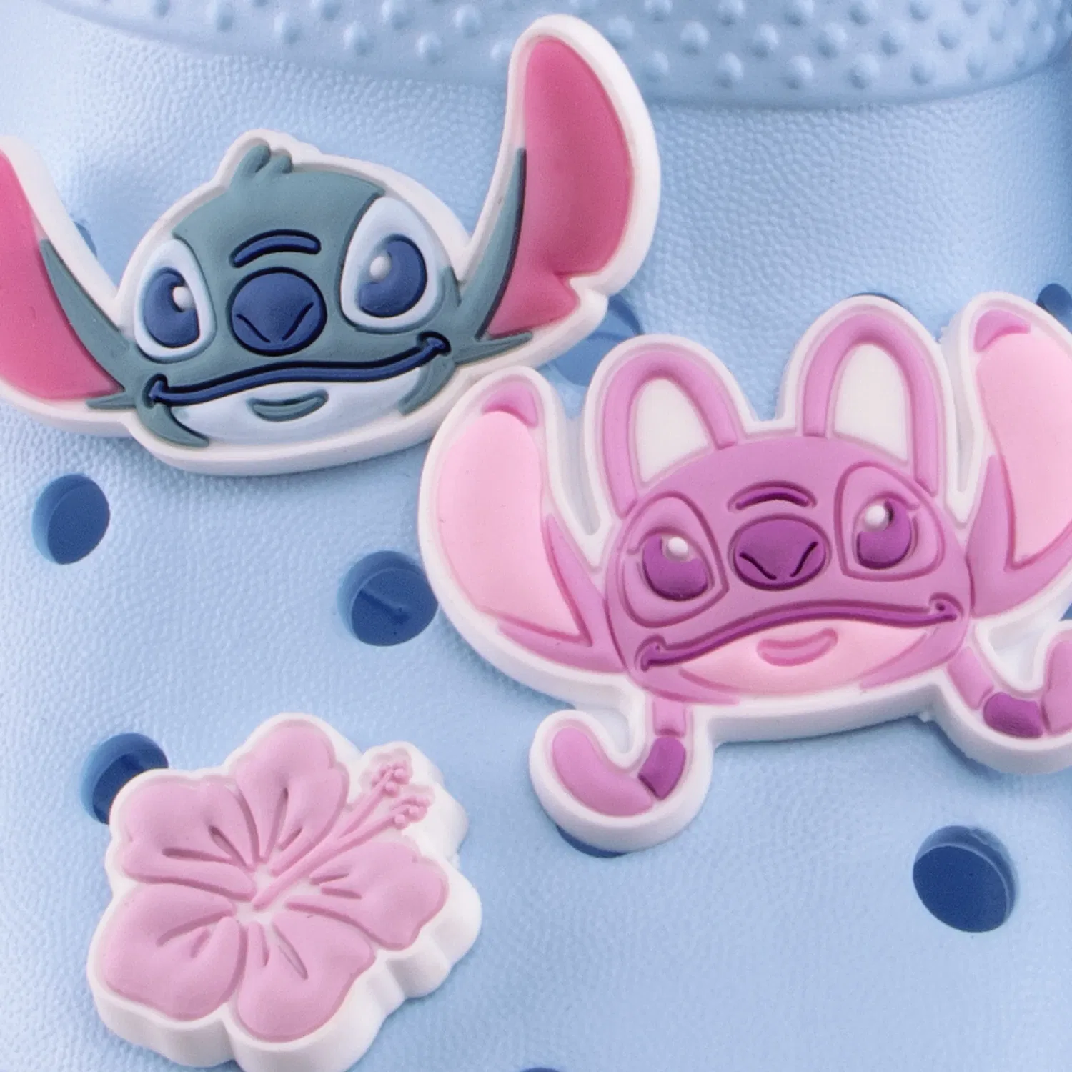 Сандалии-клоги Lilo & Stitch для девочек Disney, синий — фото 2
