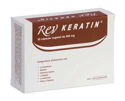 

Rev Keratin 30 капсул добавка для ногтей и волос