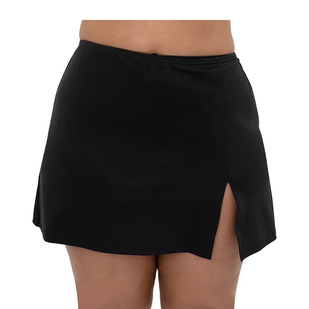 

Женская юбка с разрезом 4 U, плавки для плавания Fit 4 U, черный