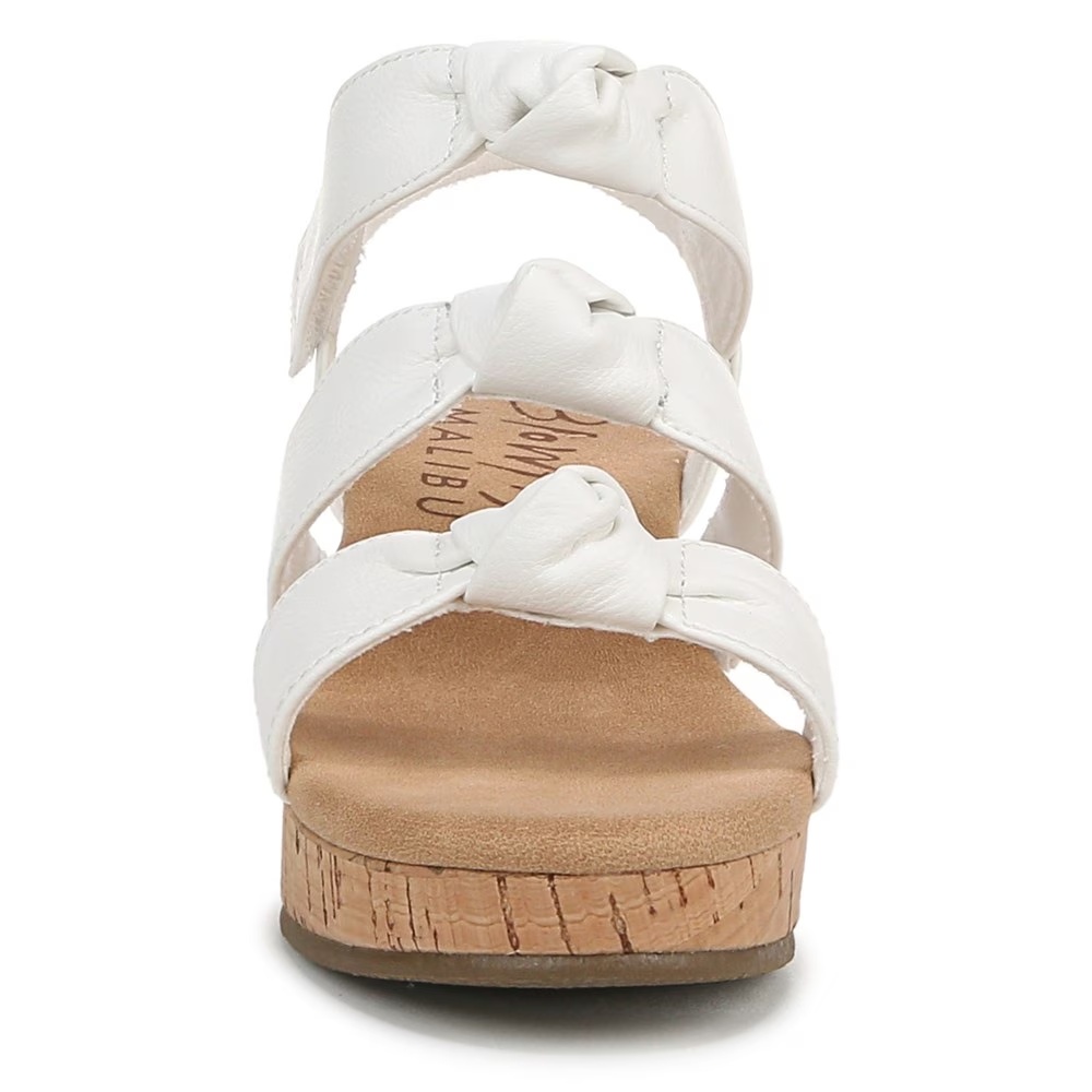 Детские сандалии на танкетке Blowfish Malibu для малышей/подростков, white faux leather — фото 3