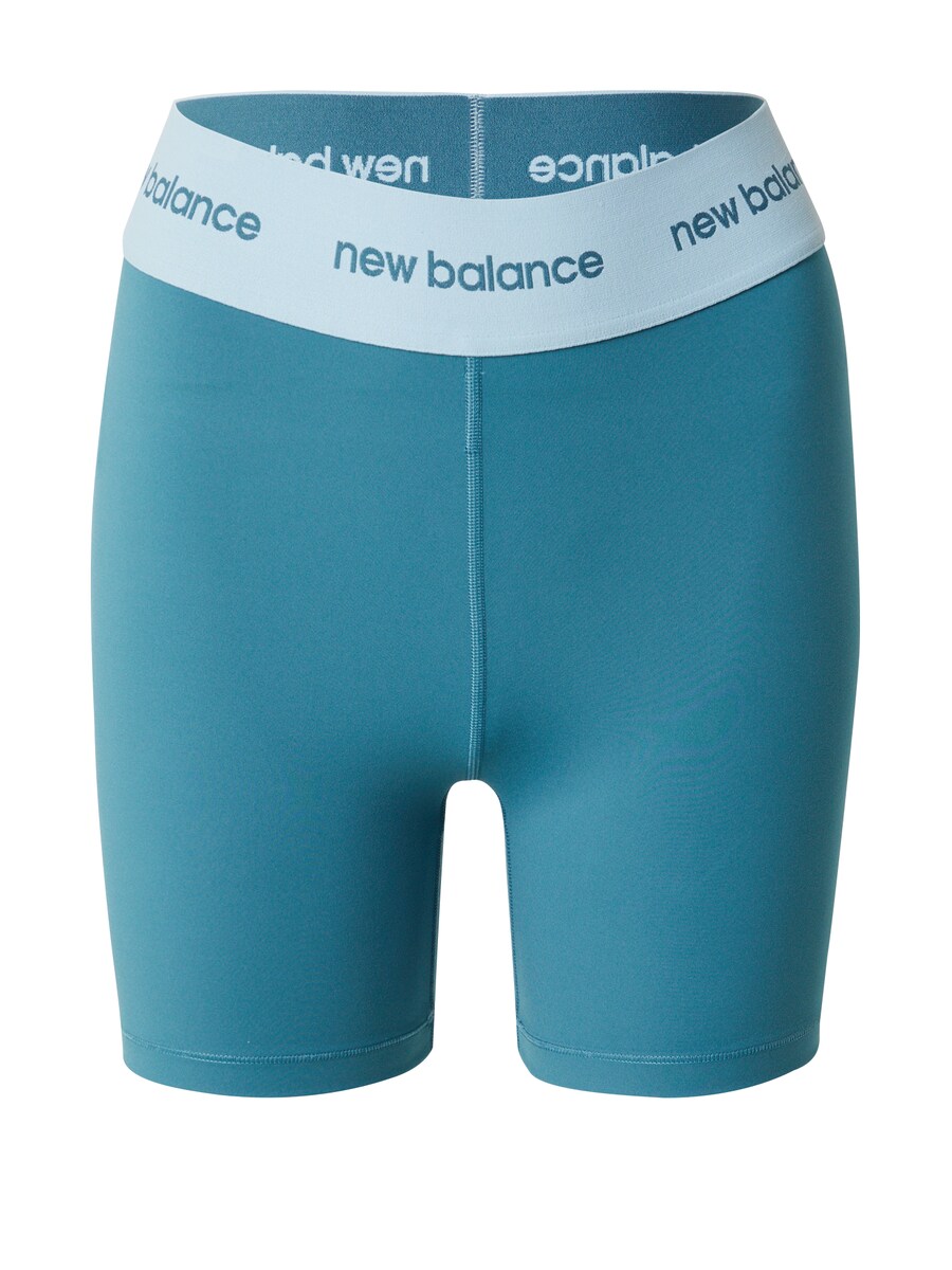 

Узкие тренировочные брюки new balance Sleek 5, цвет Cyan blue/Light blue