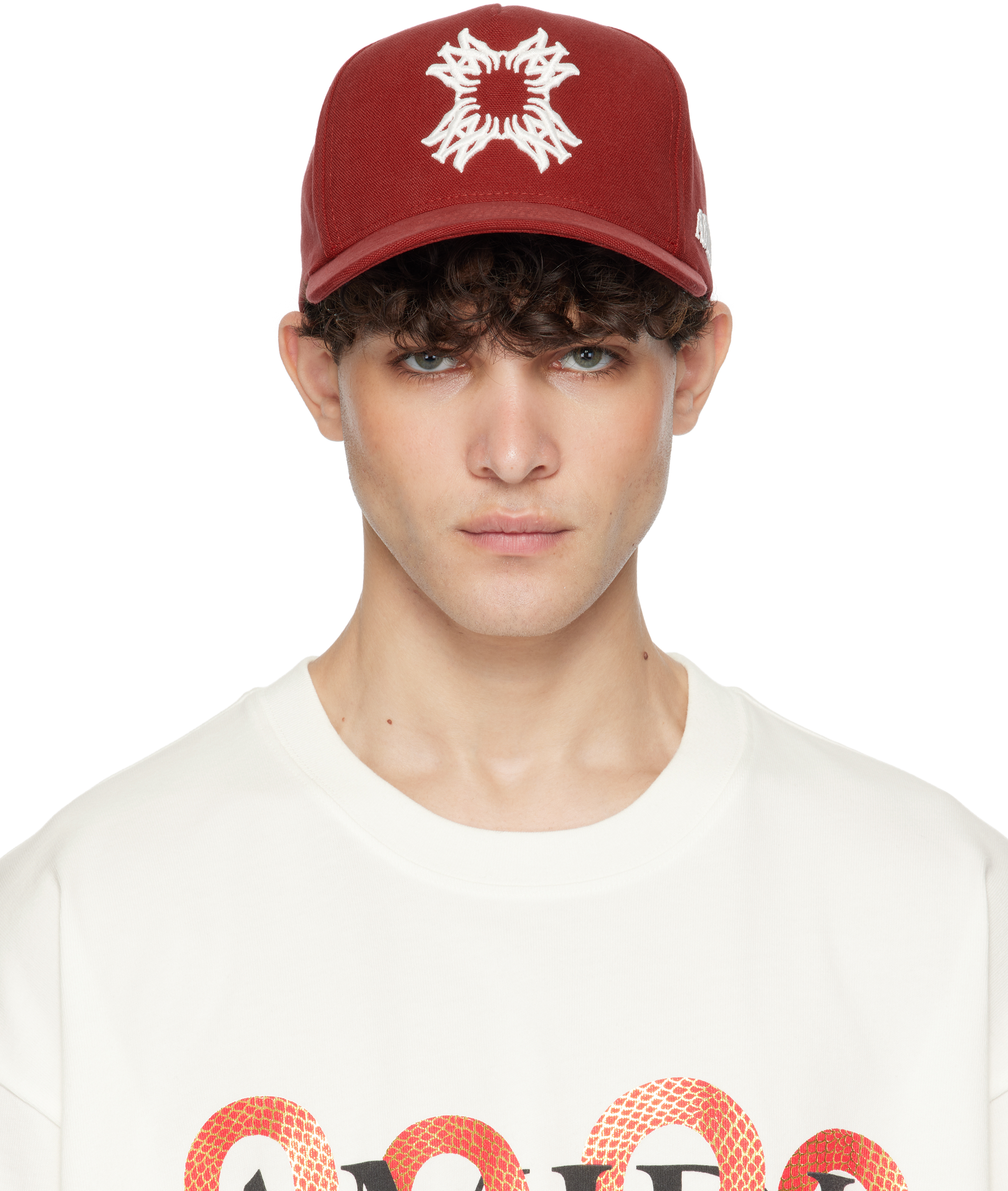 

Кепка MA Quad Canvas красного цвета AMIRI
