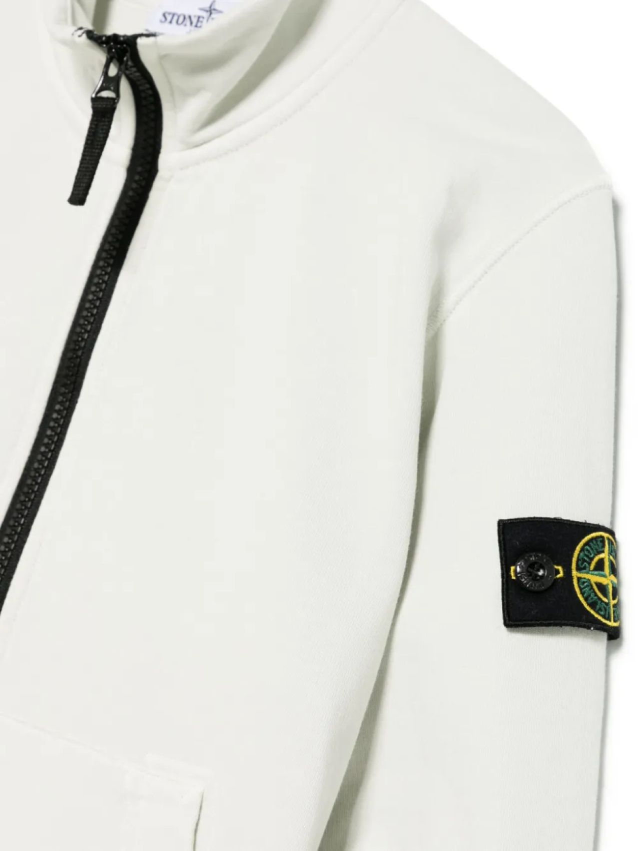 Толстовка с изображением компаса от Stone Island Junior, серый — фото 3