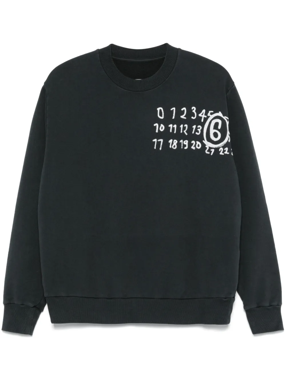 

Толстовка с логотипом MM6 Maison Margiela, черный