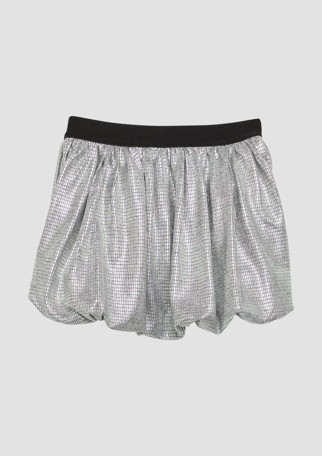 Юбка-баллон с пайетками, s.Oliver, серебристый