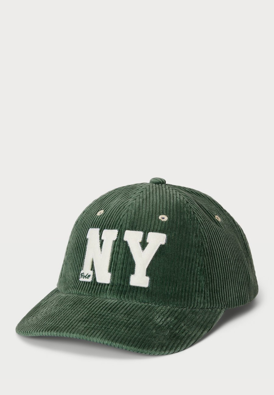 

Бейсболка Polo Ralph Lauren NY PATCH CORDUROY BALL CAP, Meadow Green/Green