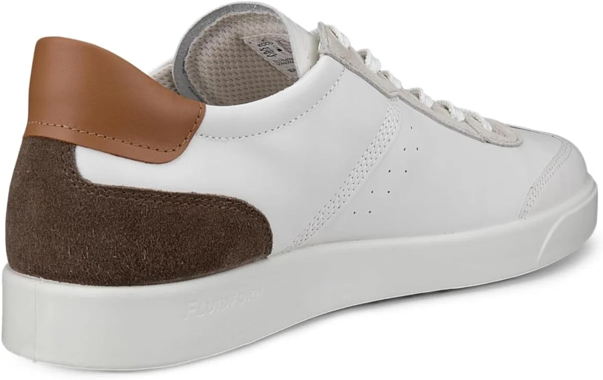 Кроссовки ECCO Mens Street Lite Vintage, White Gravel Cashmere — фото 3