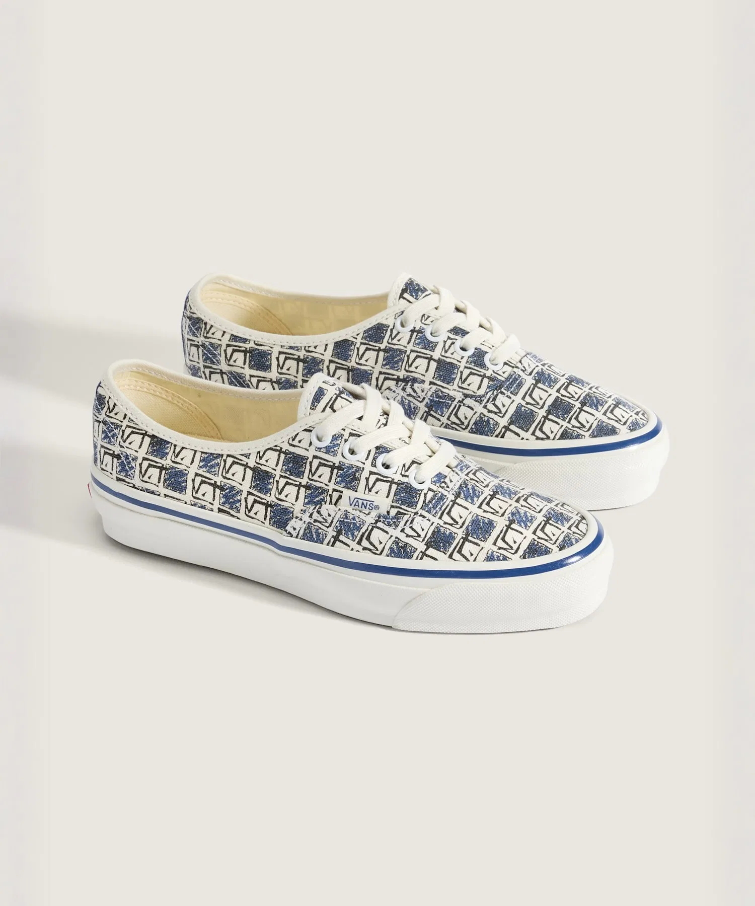 Унисекс кроссовки VANS Authentic 44 Archive тёмно-синие — фото 2