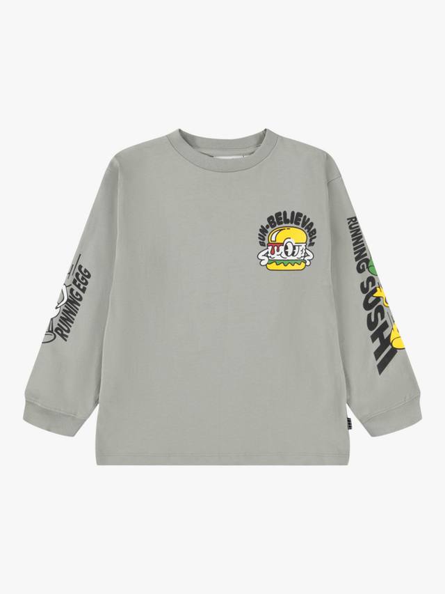 

Детский свитшот Rube Cotton расслабленного кроя Molo, Funny Food