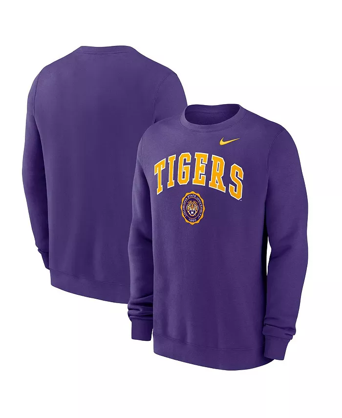 

Мужская фиолетовая толстовка с капюшоном LSU Tigers с арочной эмблемой Nike