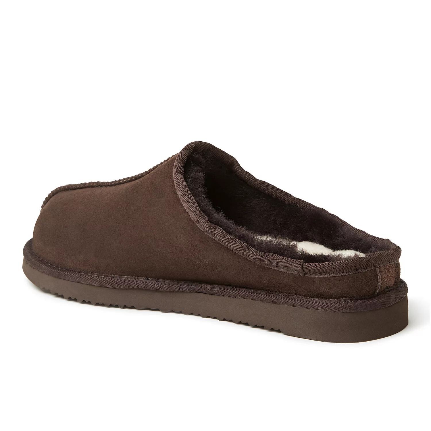 Мужские тапочки Fireside by Dearfoams Grafton из натуральной овчины Dearfoams — фото 2