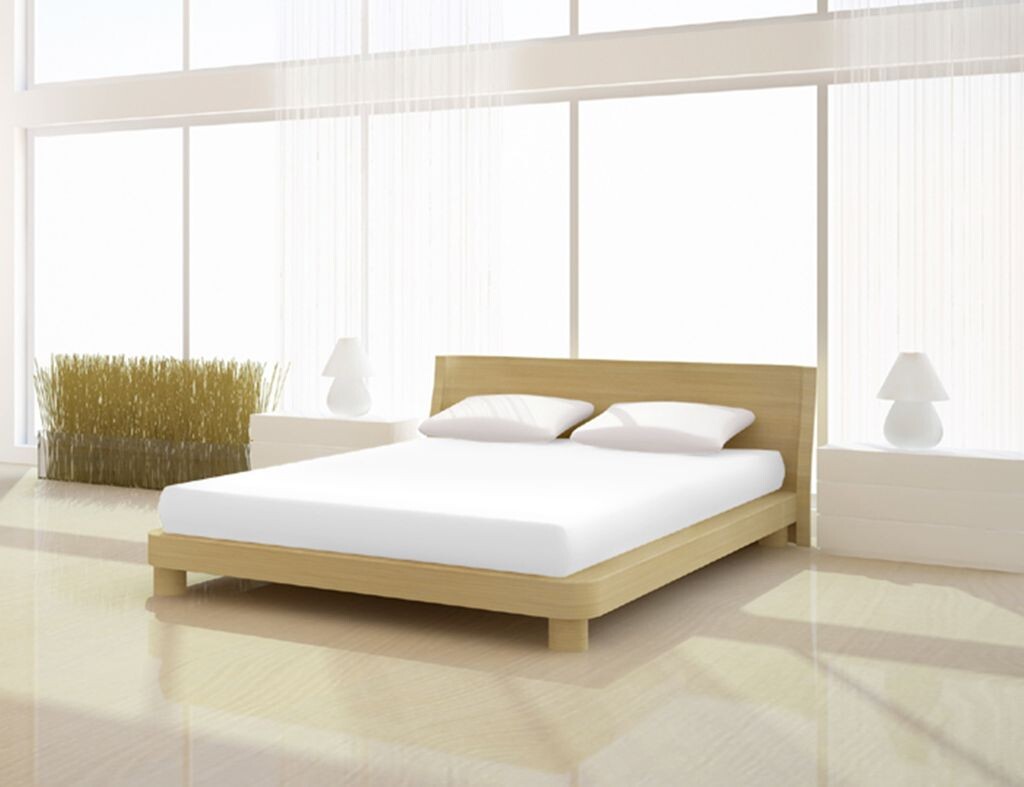 

Простынь на подкладке Organic Bamboo Premium 140-160 х 200-220 см 140х200++ Mr Sandman, белый