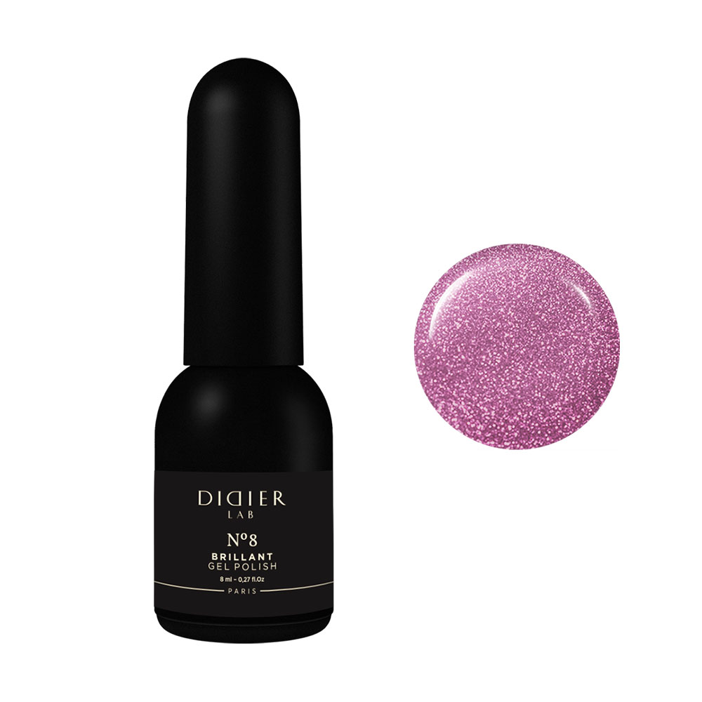 

Гель-Лак для ногтей gel polish brillant Didier Lab, цвет nr. 8, 8 мл