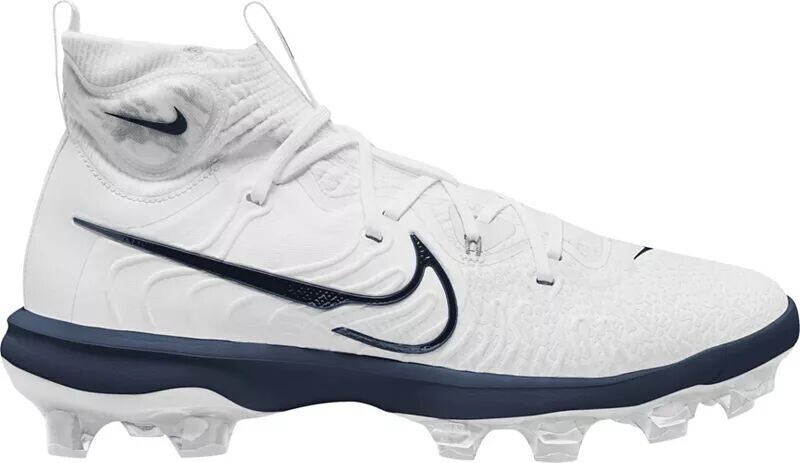 

Мужские бейсбольные бутсы Nike Alpha Huarache NXT из ТПУ, белый/темно-синий