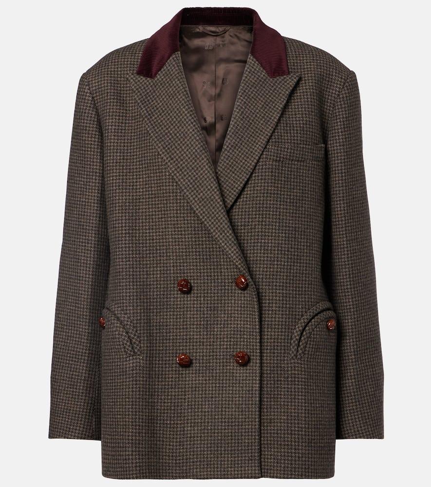 

Ночной двойной блейзер из смесовой шерсти Blazé Milano, Dust