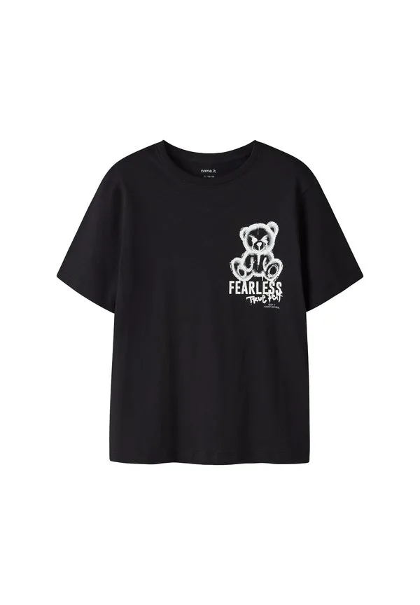 Футболка с принтом в виде коробки nkmdipo Name It, Black
