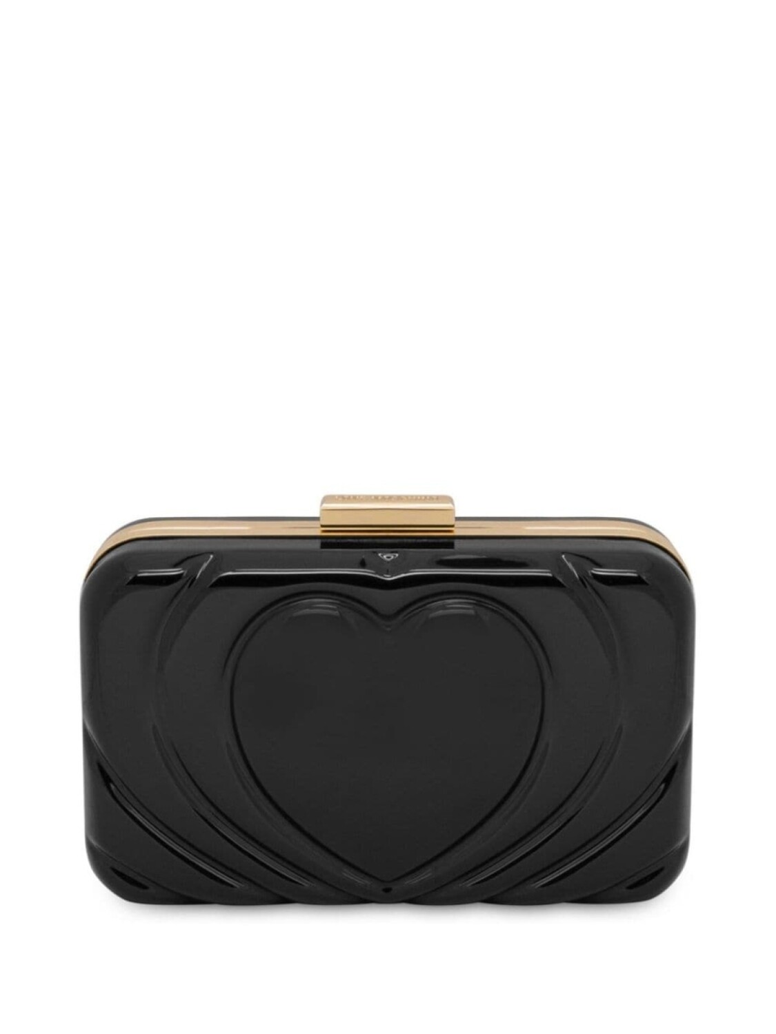 

Love Moschino клатч с тиснением, черный