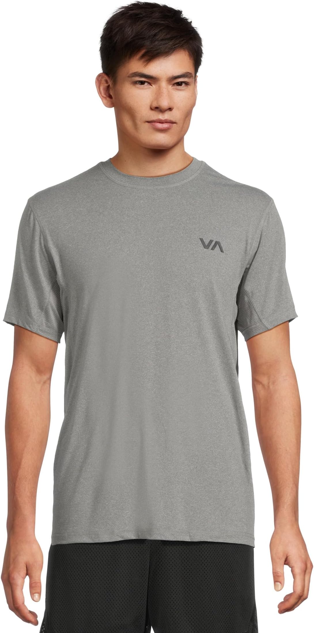 

Топ RVCA VA Sport Vent Short Sleeve Top, Heather Grey