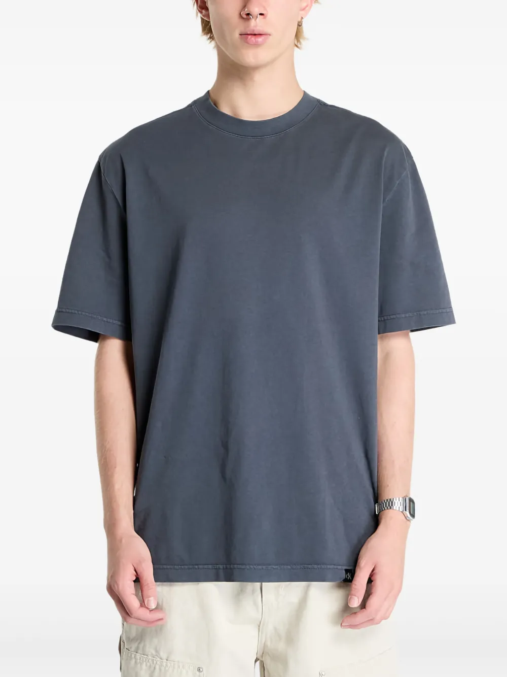 

Футболка с круглым вырезом Calvin Klein Jeans, синий