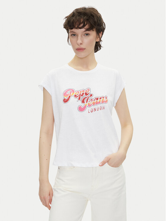 

Футболка обычного кроя Rosalie PL506033 Pepe Jeans, белый