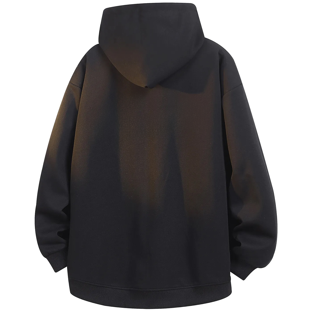 

Толстовка Unisex с капюшоном утепленная кардиган HUANQIU, белый heather серый fleece-lined