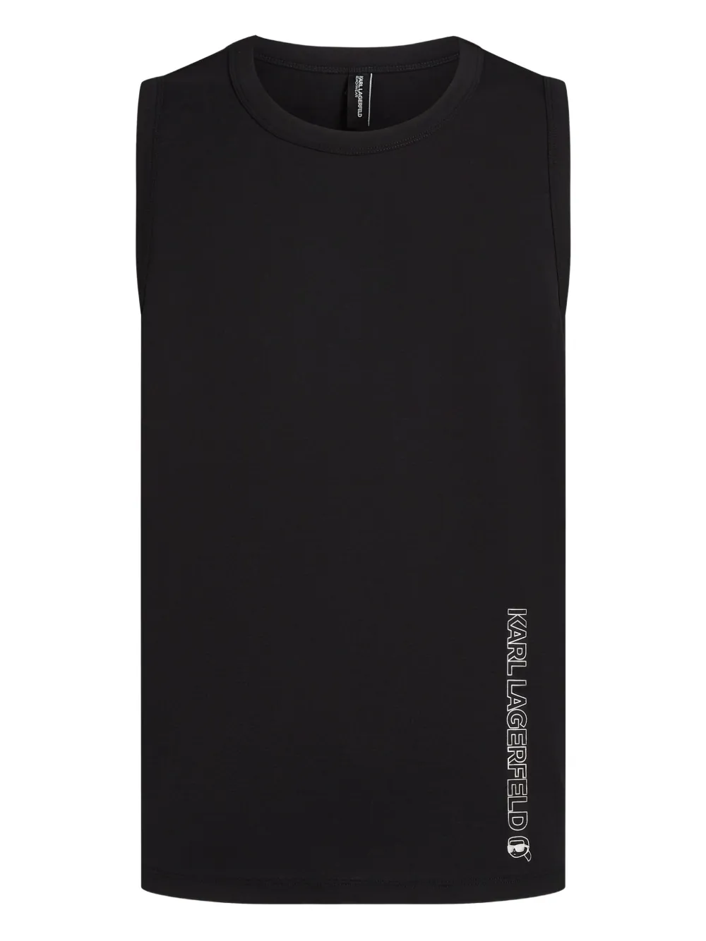 

Топ с логотипом Karl Lagerfeld, черный