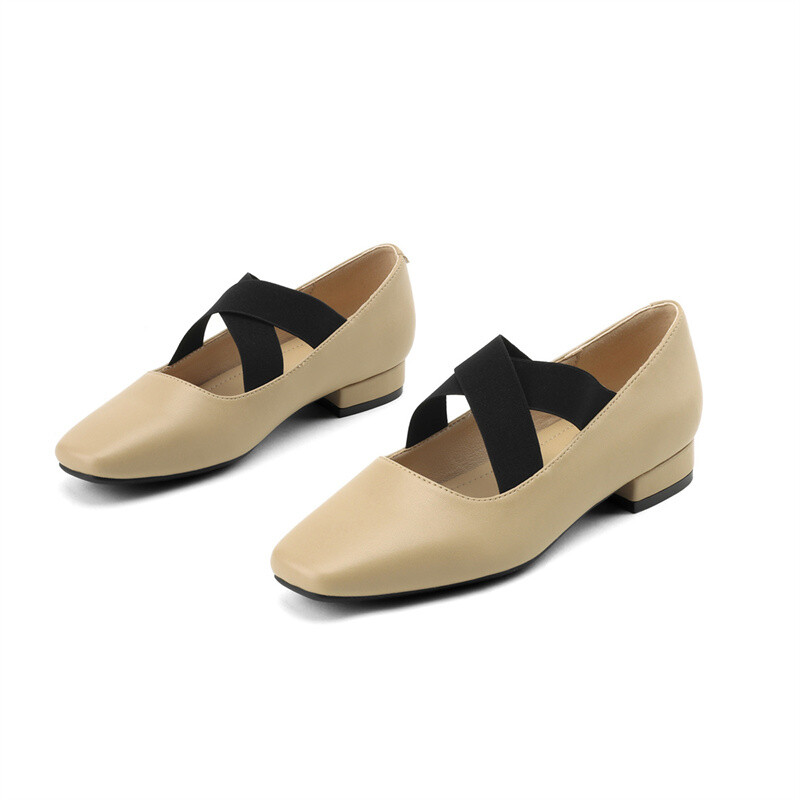 Туфли женские повседневные Women's Casual Shoes Women's Low-Top Josiny, цвет Apricot — фото 3