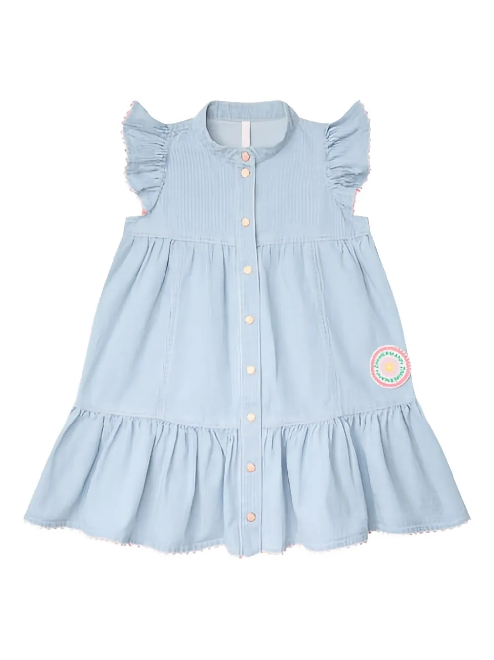 

Платье Wylie с оборками ZIMMERMANN Kids, синий