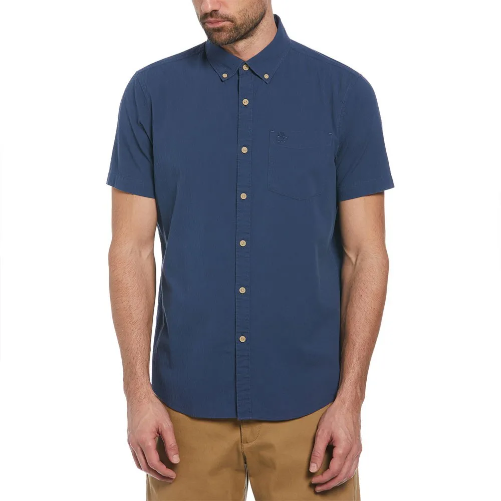 

Рубашка Original Penguin Crinkle Yarn Solid, синий