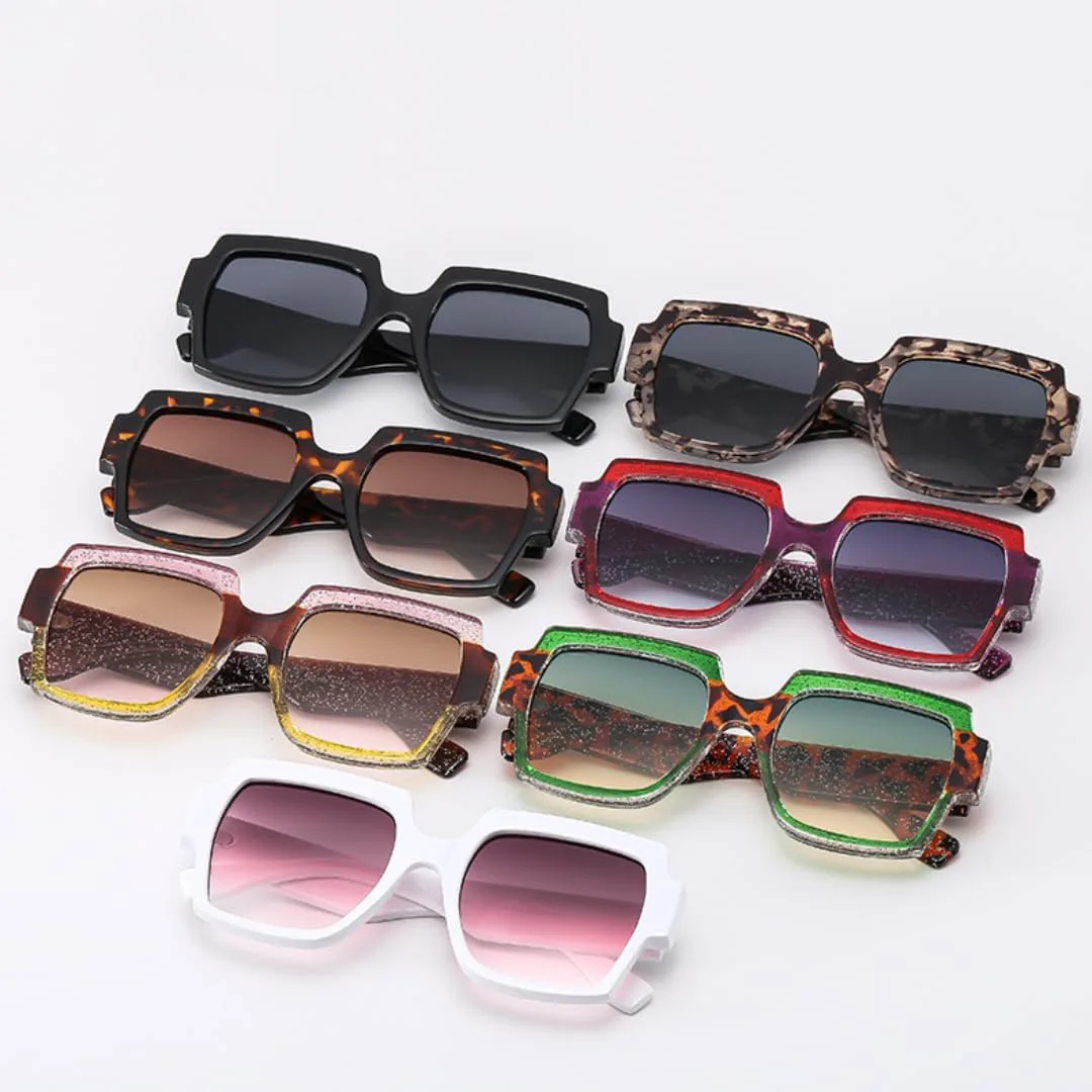 

Солнцезащитные очки для мужчин и женщин - защита UV400 - большая оправа с градиентными линзами для занятий спортом на открытом воздухе и вождения DSVIGF, Red