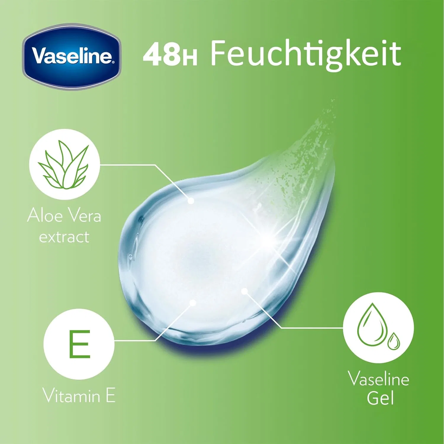 Бальзам для губ с алоэ вера и витамином Е от Vaseline Vaseline — фото 4