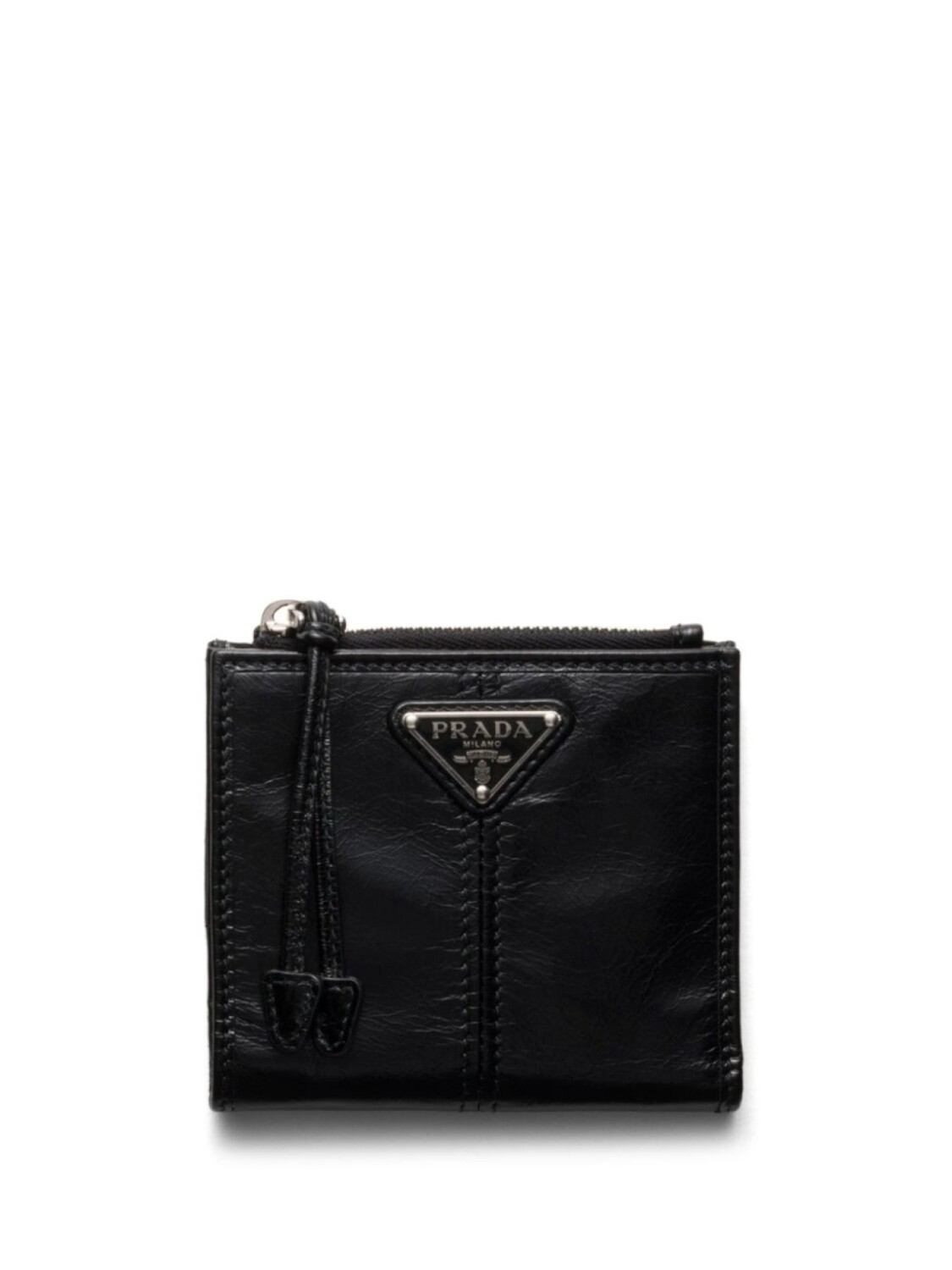 

Кожаный кошелек Prada, черный