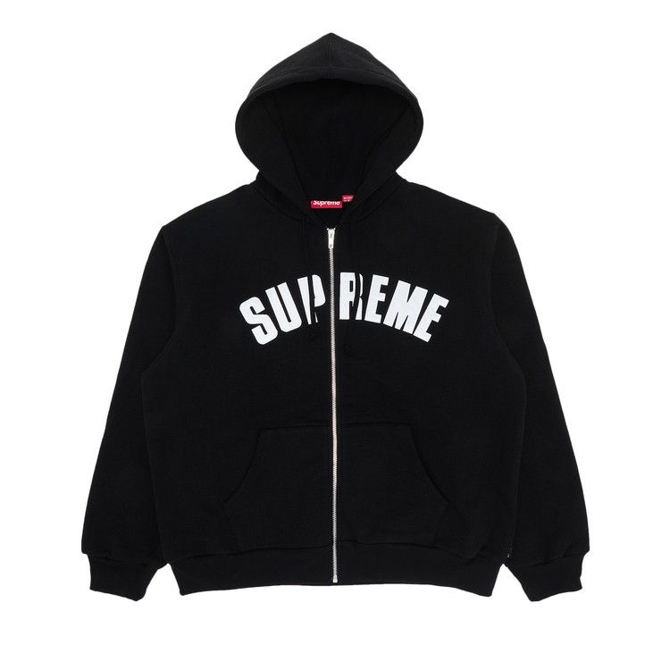 

Толстовка Supreme Arc Thermal Zip Up Hooded Sweatshirt, Black