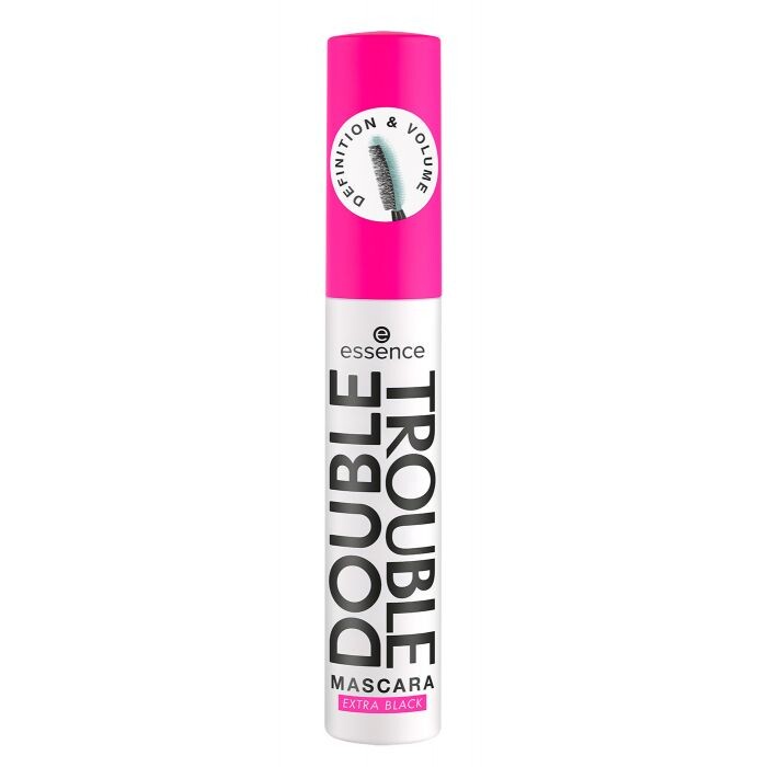 

Тушь для бровей Double Trouble Máscara Voluminizadora Extranegra Essence, Negro