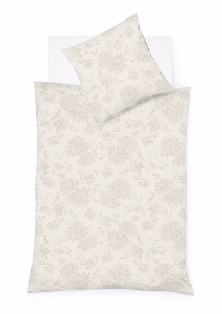 

Fleuresse Lech Fine фланелевое постельное белье 200x220 цветы бежевый миндаль 604109-07