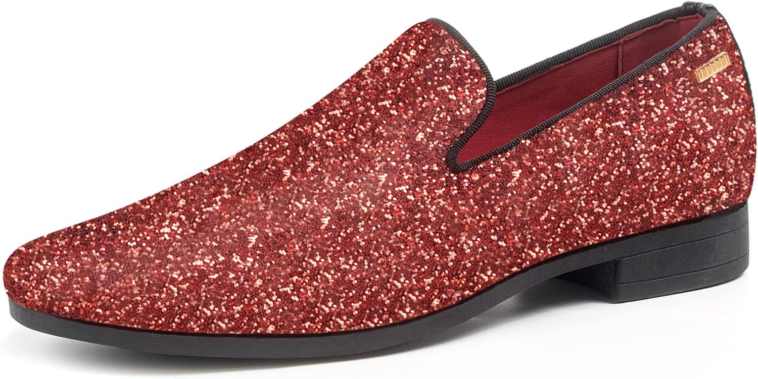 

Мужские лоферы UUBARIS для костюма и смокинга, обувь без шнурков, красный