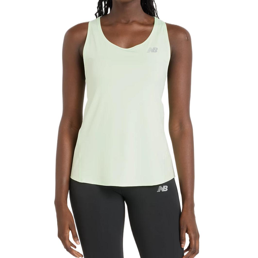 

New Balance Женская майка Race Day Green