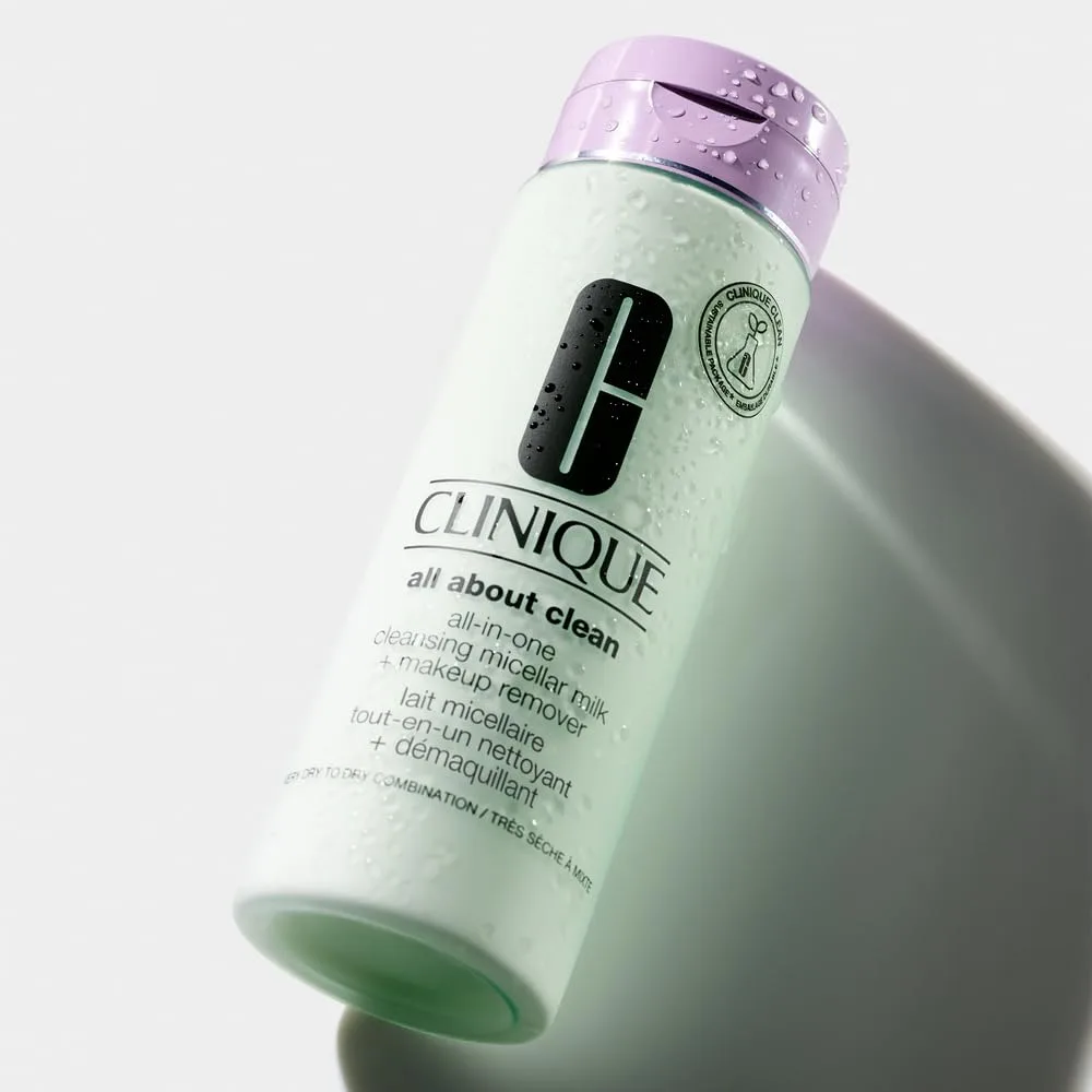 Средство для снятия макияжа Clinique — Step All About Clean All-in-One Cleansing Micellar Milk + Makeup Remover With Glycerin + — фото 3