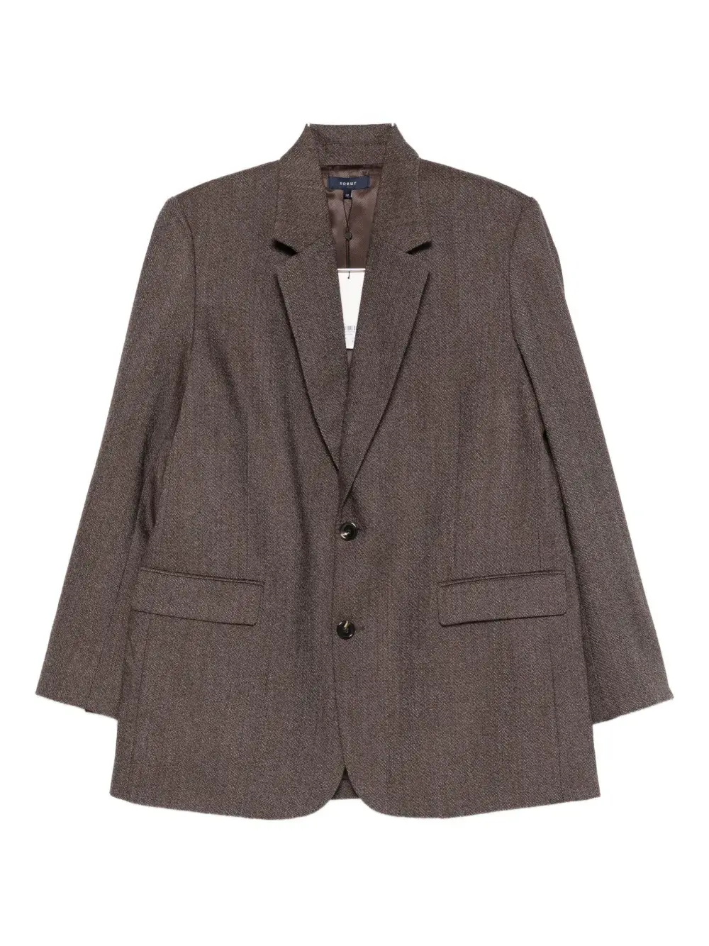 

Пиджак на пуговицах цвета дюны Soeur, коричневый