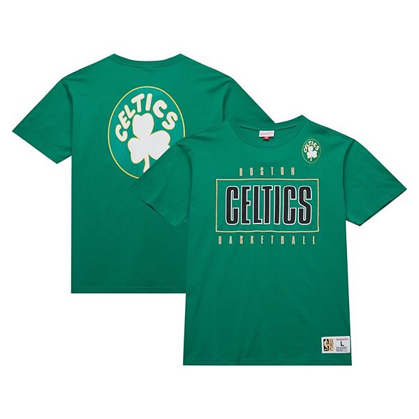 

Мужская футболка boston celtics hardwood classics team og 20 vintage logo kelly green Mitchell & Ness