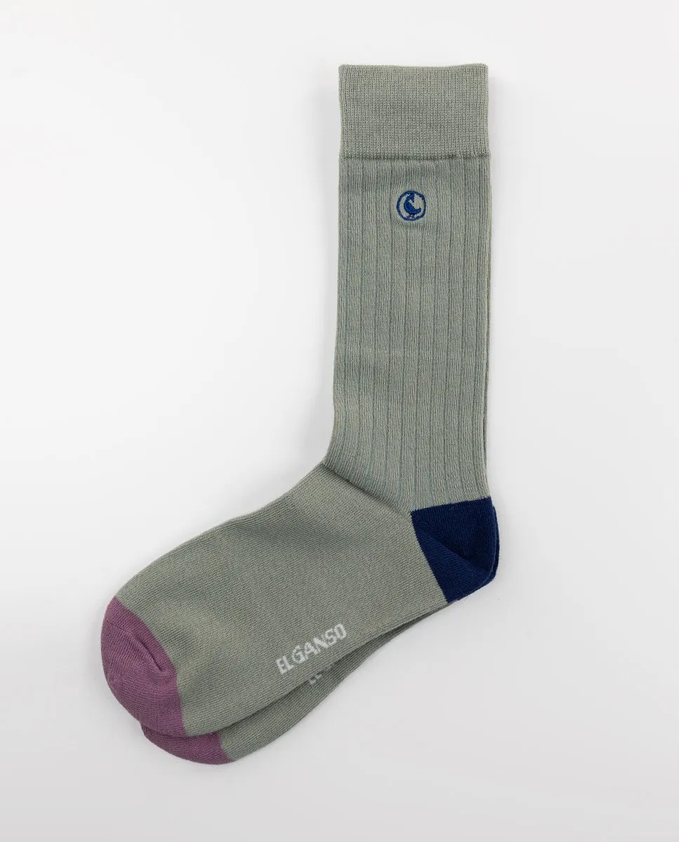 

Однотонные унисекс-хлопковые носки El Ganso, светло-зеленый