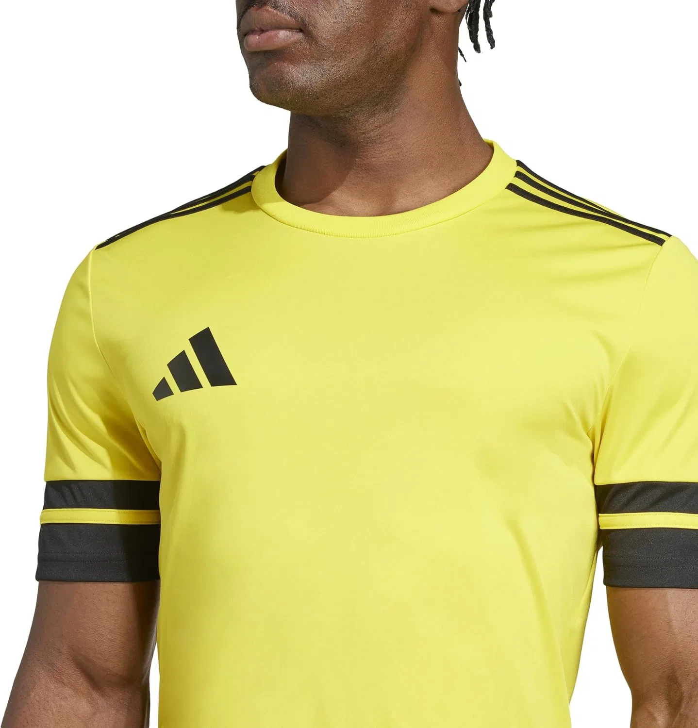 Футболка adidas SQUADRA25, Team Yellow/Black — фото 3
