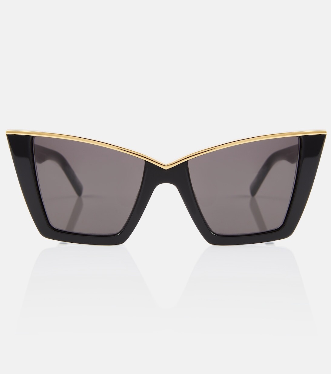 

Солнцезащитные очки SL 570 в оправе «кошачий глаз» Saint Laurent, черный