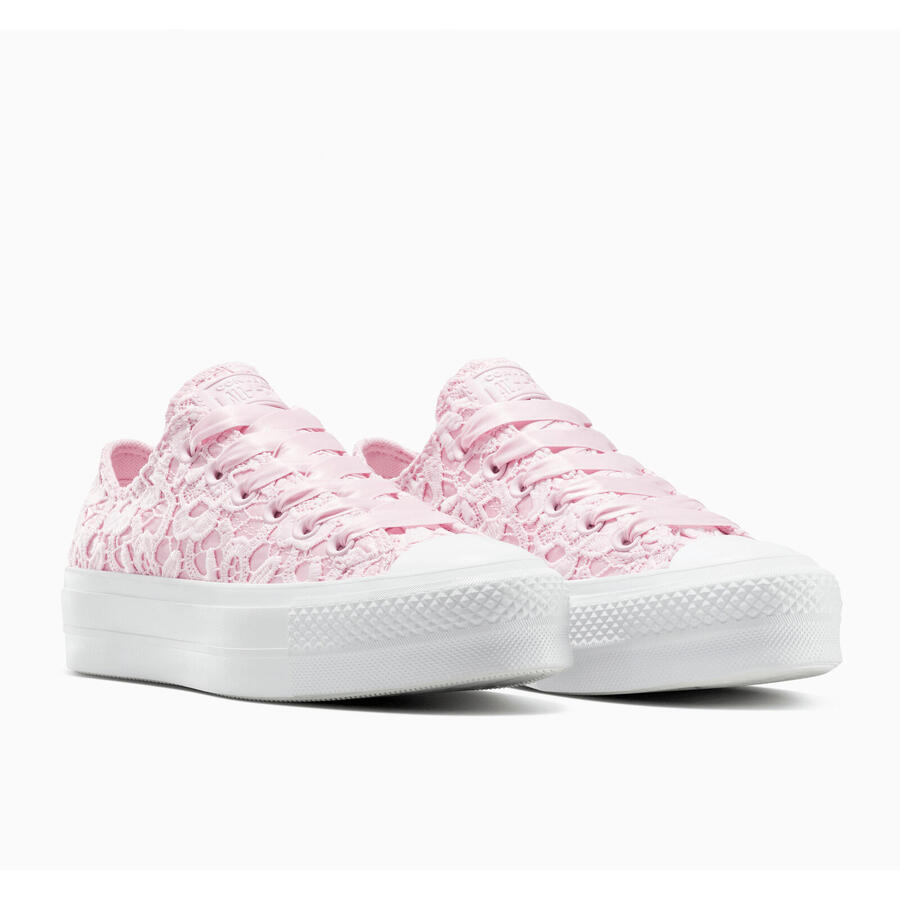 Кеды Converse Chuck Taylor All Star Lift, розовые, унисекс — фото 4