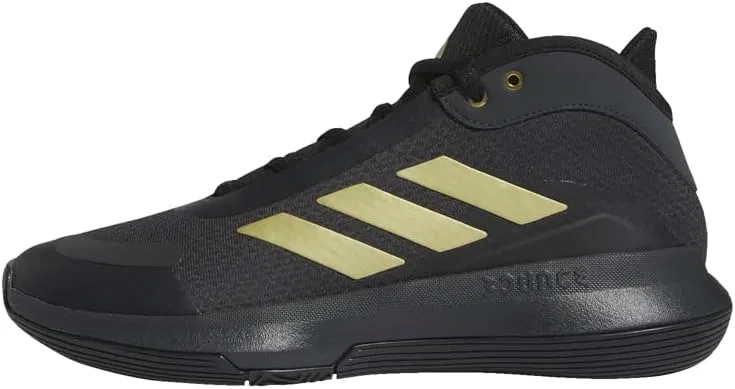 Кроссовки Adidas Unisex Bounce Legends - низкие (не для футбола), черный/золотой