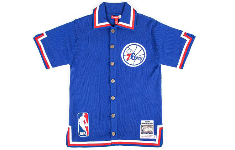 

Свитер Mitchell & Ness Player Edition Мужской Королевский Синий Mitchell Ness