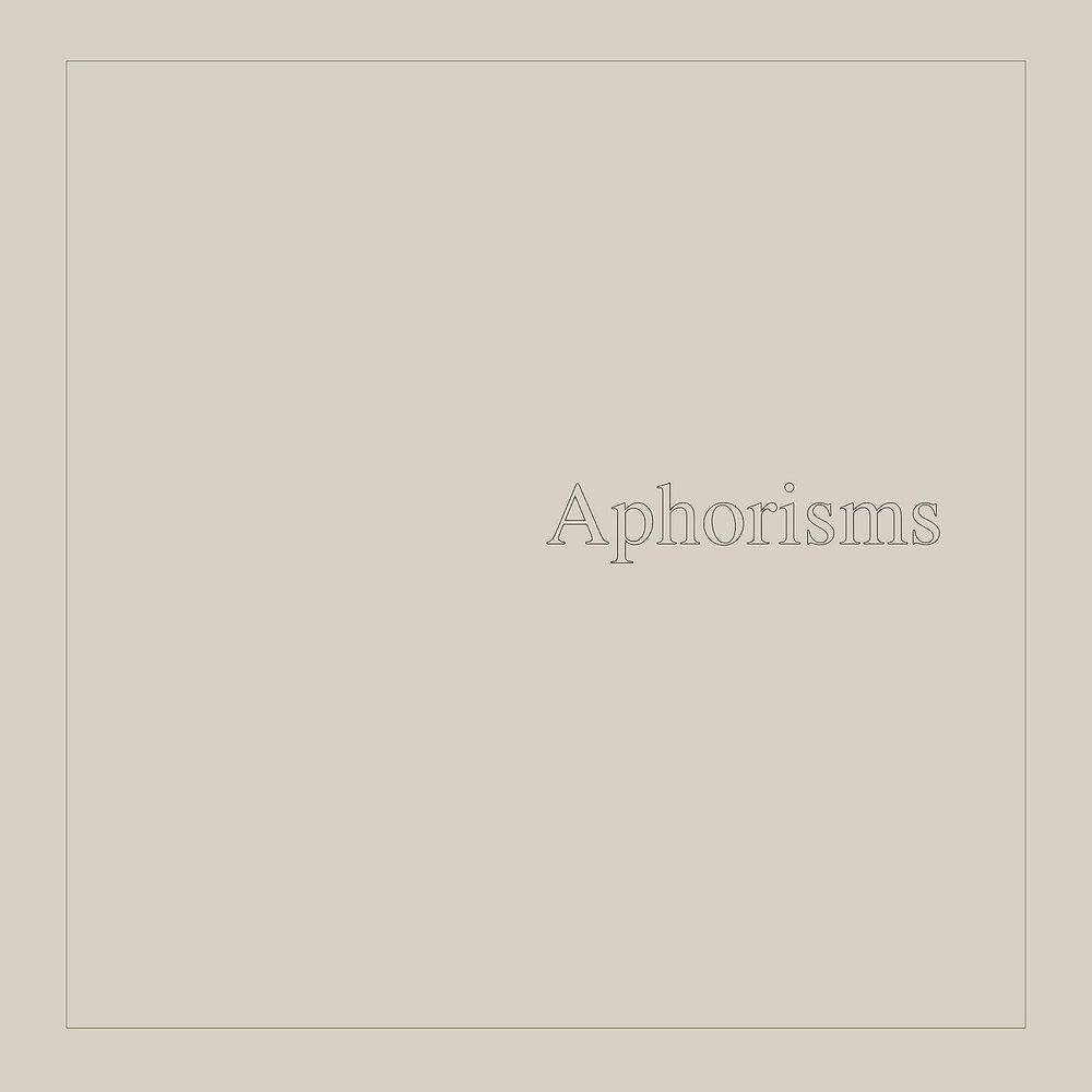 

Виниловая пластинка LP Aphorisms - Graham Lambkin