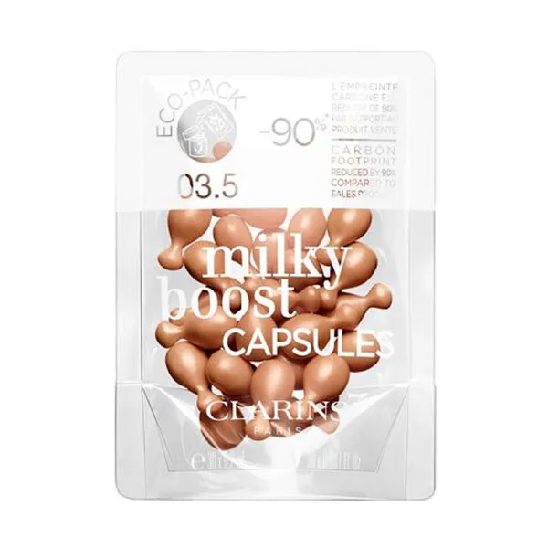 

Заряди макияж в капсуле с хорошим эффектом для лица Milky Boost Capsules Refill Clarins, 45415